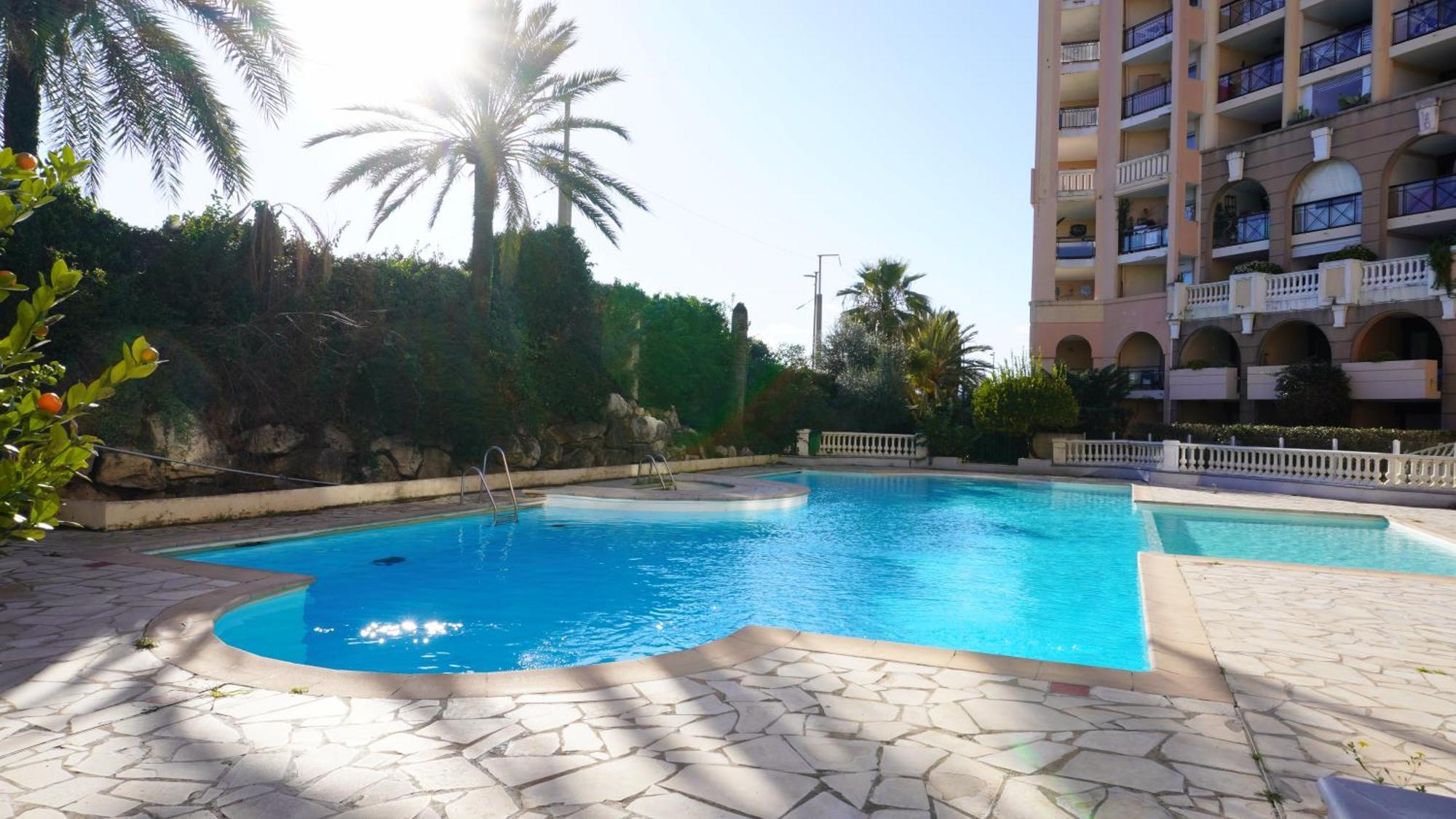 Appartement 556, Vue Mer Et Piscine By Palmazur Vacances Кан Екстериор снимка